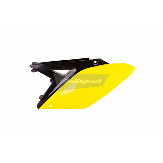 SIDE PANELS RMZ250 OEM COLOR 14NEW BLACK/YELLOW