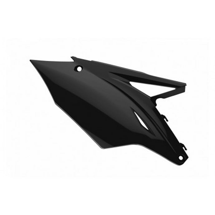 POLISPORT SIDE PANELS, KAWASAKI, BLACK