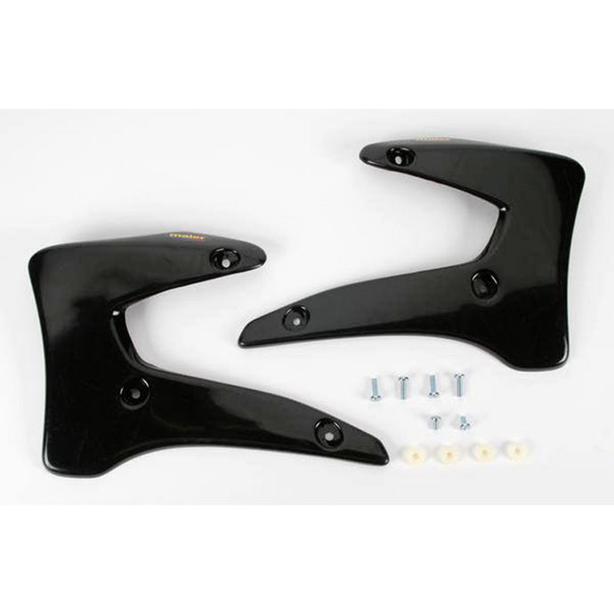 MAIER BLACK RADIATOR SCOOPS YAMAHA DIRT BIKE