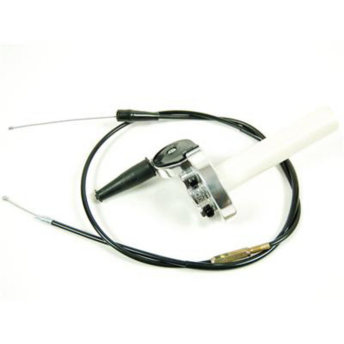 THROTTLE W/CABLE BLK