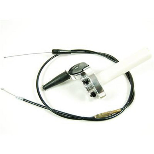 THROTTLE W/CABLE BLK