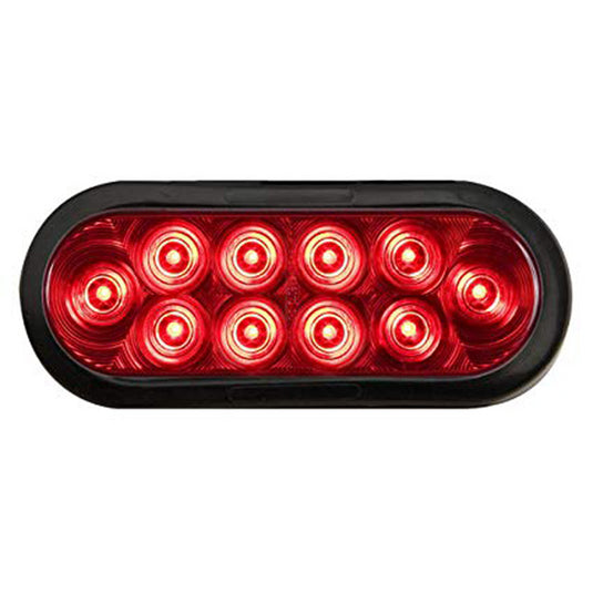 OVAL SEALED FLUSH MOUNT LED TAILLIGHT (SUPER DIODES)