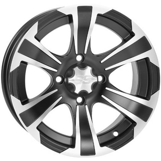 ITP SS ALLOY SS312, BLACK W/ MACHINED - 12X7 (12SS701BX)