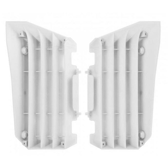 POLISPORT RADIATOR LOUVERS, YAMAHA, WHITE