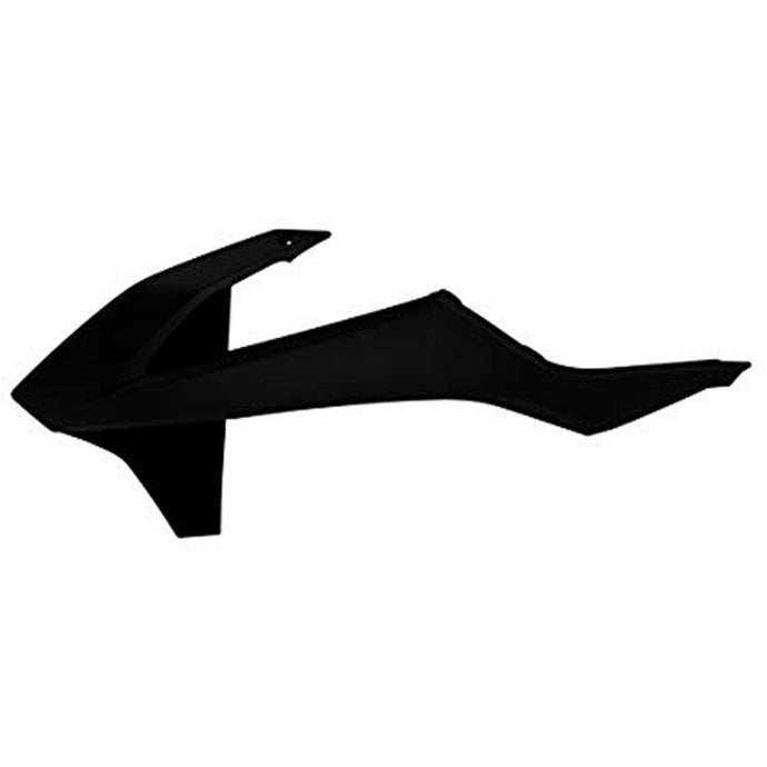 POLISPORT RADIATOR SCOOPS, KTM, BLACK