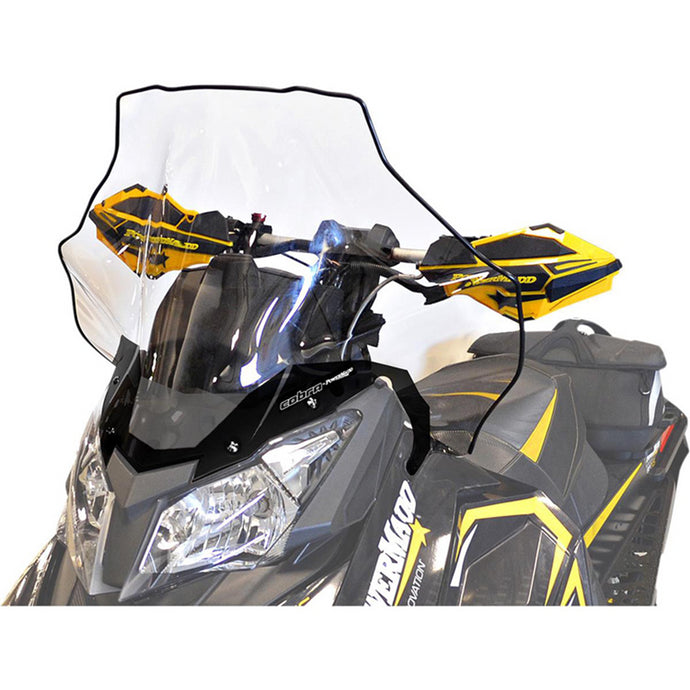 SKI-DOO REV XS  TALL, CLEAR WITH BLACK FADE, 19