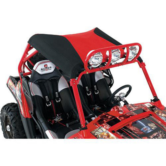 BIMINI TOP, BLACK/RED-RZR 800/900 (2 SEAT MODELS)