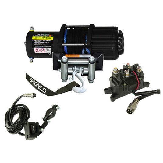 BRONCO 4500 LB WINCH SYNTHETICROPE