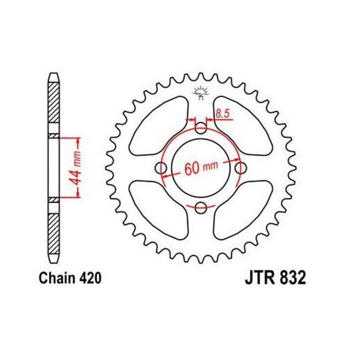 JT SPROCKET 42 TOOTH