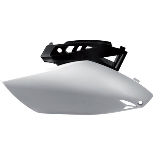 POLISPORT SIDE PANELS, YAMAHA,WHITE/BLACK