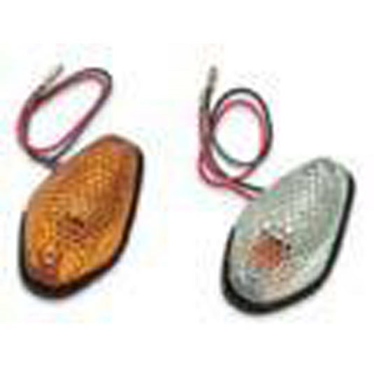 LED MARKER LIGHTS, TEAR DROP, AMBER (5 LEDS)
