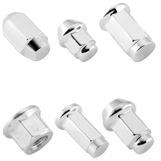 10MM X 1.50 TP TAPERED CHROME LUG NUT - BOX OF 16