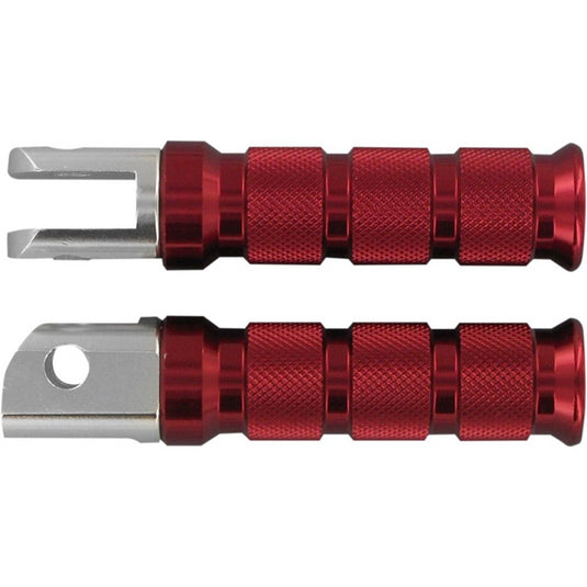 FOOT REST SET ALUM RED HON
