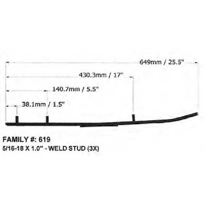 SPI DEFENDER HARDWELD  RUNNERS, YAMAHA