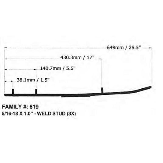 SPI DEFENDER HARDWELD  RUNNERS, YAMAHA