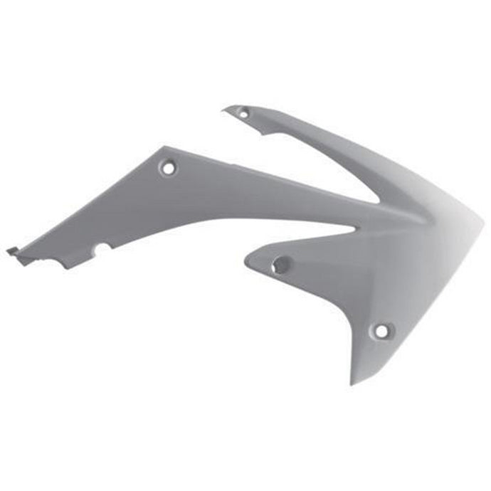 POLISPORT RADIATOR SCOOPS KTM - WHITE/ORANGE