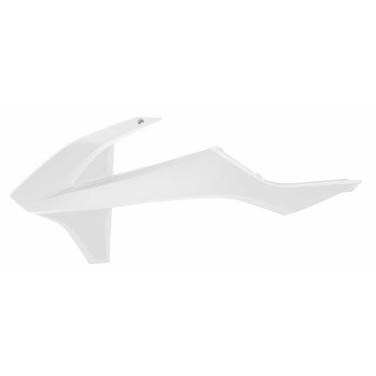 POLISPORT RADIATOR SCOOPS, KTM, WHITE KTM