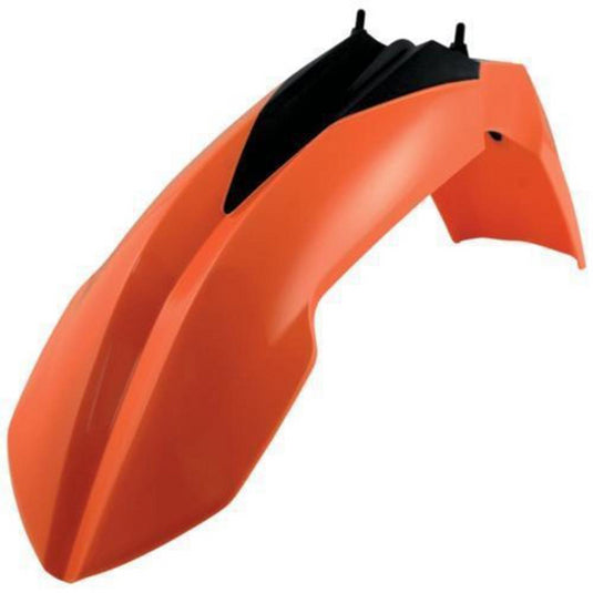 POLISPORT FRONT FENDER, KTM, ORANGE KTM16