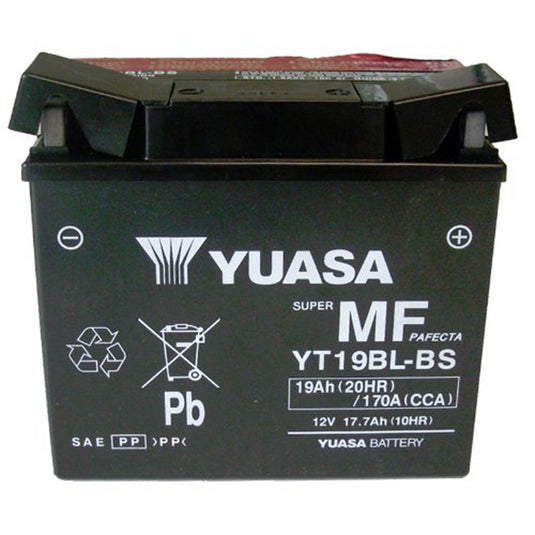 YUASA YT19BL-BS , MAINTENANCE FREE