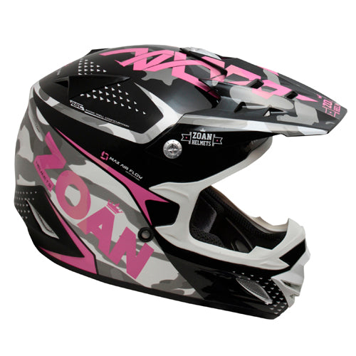 ZOAN MX-1 O/F HELMET - SNIPER, PINK MAGENTA - 2XL