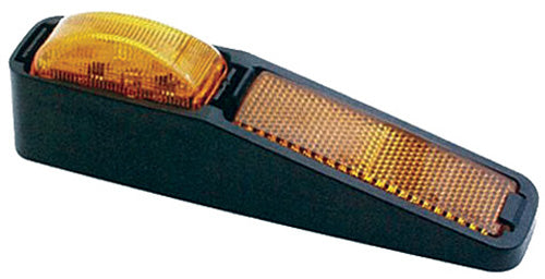 ELEVATED CLEARANCE LIGHT W/REFLEX AMBER