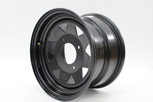 12 X 7 BLACK STEEL ATV RIM