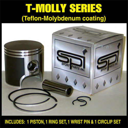 OEM STYLE PISTON KIT WITH RINGS  TEFLON COATED .020