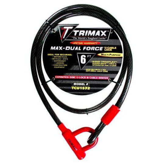 TRIMAX U-SHACKLE CABLE - 6FT X 15MM