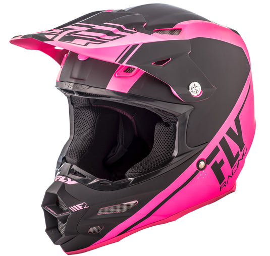 F2 CARBON REWIRE HELMET MATTE NEON PINK/BLACK XL 73-4169-5-X image 1