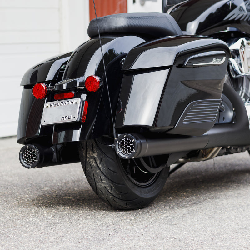 Load image into Gallery viewer, GRAND PRIX MUFFLERS BLACK CHEIFTAIN / CHALLENGER `14-UP 10-1052 image 3
