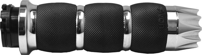 FLY BY WIRE AIR CUSHION GRIPS EXCALIBER CHROME AIR-90-FLY-EX image 1