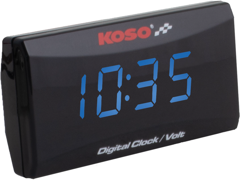 Load image into Gallery viewer, SUPER SLIM CLOCK / VOLT METER BLUE DISPLAY BA024B50 image 1
