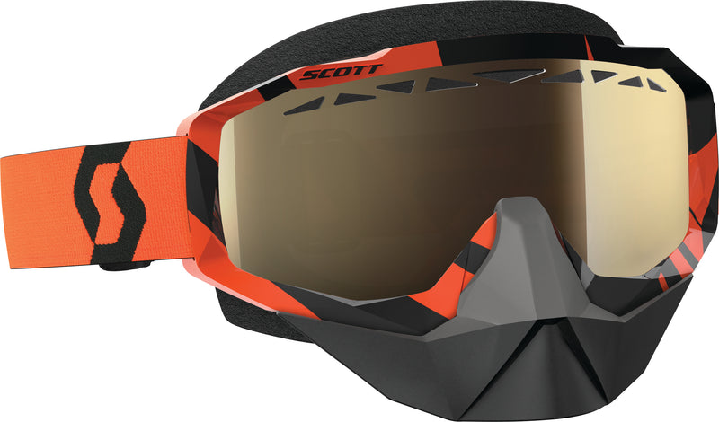 Load image into Gallery viewer, GOGGLE HUSTLE SNOW BLK/O RG L/S BRONZ CHROME LENS 262582-1009245 image 1
