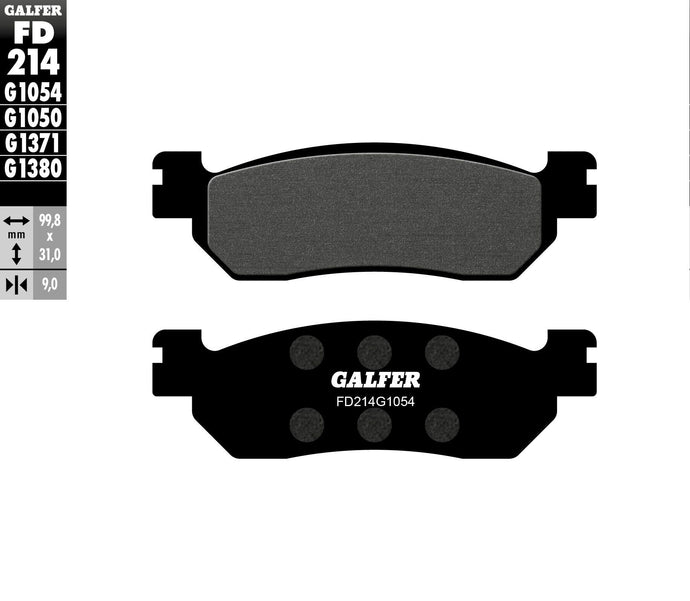 BRAKE PADS SEMI METALLIC FD214G1054 FD214G1054 image 1