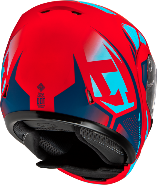 MD-04S SECTOR SNOW HELMET MATTE RED/BLUE LG M2043996 image 4