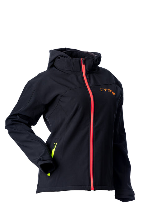 MALEA SOFTSHELL JACKET BLACK/NEON 2X 52360 image 1