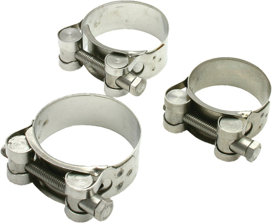STAINLESS EXHAUST CLAMP 36MM-39MM D31-32-360 image 1