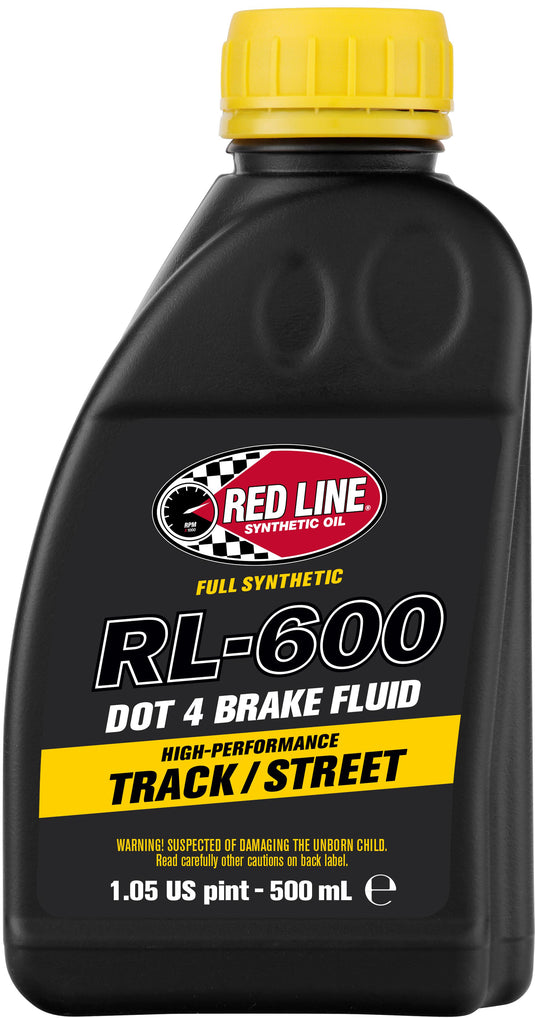 RL-600 DOT 4 SYN  BRAKE FLUID 500ML 6/CASE 90404 image 1