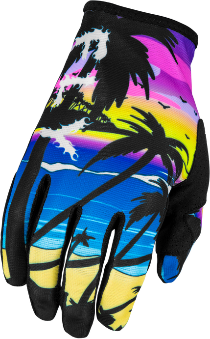 YOUTH LITE MALIBU GLOVES PINK/BLUE/SAND YS 377-740YS image 1