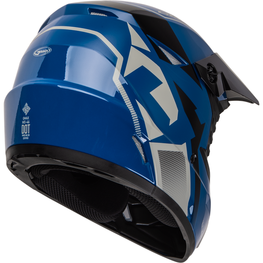 MX-46 COMPOUND HELMET BLUE/BLACK/GREY XS D3464433 image 2