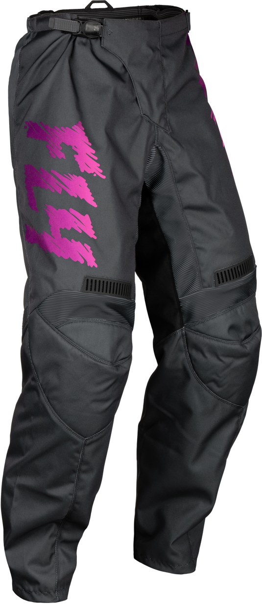YOUTH F-16 PANTS GREY/CHARCOAL/PINK SZ 26 377-23026 image 1