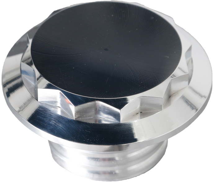 H/D BILLET 12 POINT NON-VENTED POLISHED FUEL CAP HDB-1002P image 1