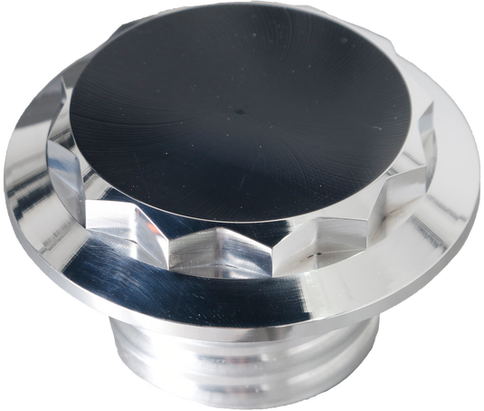 H/D BILLET 12 POINT VENTED POLISHED FUEL CAP HDB-1001P image 2