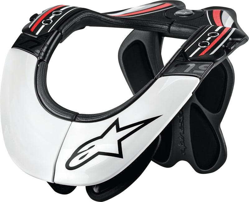 Load image into Gallery viewer, BNS PRO NECK SUPPORT BLACK/WHITE/RED XS-MD 6500114-123-XSM image 1
