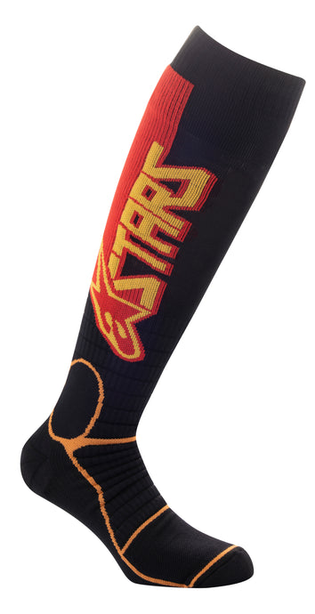 MX PRO SOCKS BLACK/YELLOW/TANGERINE SM 4701520-1540-S image 1