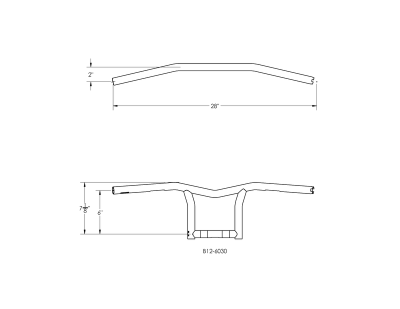 Load image into Gallery viewer, SID 8&quot; BAR 1&quot; TBW CHROME B12-6030C image 3
