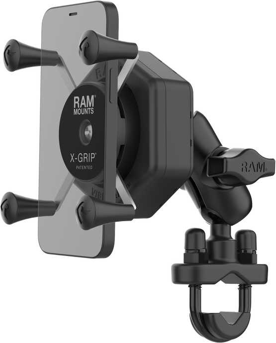 X-GRIP VIBE-SAFE PHONE MOUNT WITH U-BOLT BASE MEDIUM RAM-B-149Z-UN7-462 image 1