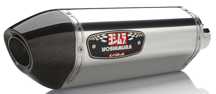 EXHAUST STREET R-77 SLIP-ON SS-SS-CF DUAL 1121205 image 1