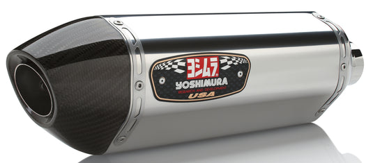 EXHAUST STREET R-77 SLIP-ON SS-SS-CF DUAL 1121205 image 1
