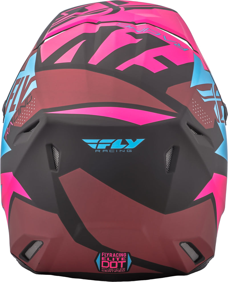 Load image into Gallery viewer, ELITE GUILD HELMET MATTE NEON PINK/BLUE/BLACK XL 73-8609-8-X image 2
